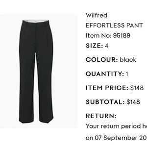 Wilfred Effortless pants